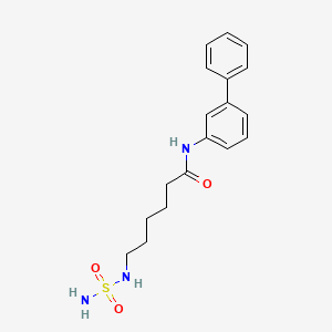 N-(biphenyl-3-yl)-6-(sulfamoylamino)hexanamide