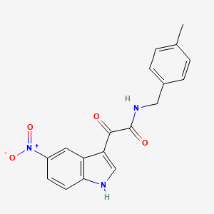 N-(p-methylbenzyl)-5-nitroindol-3-ylglyoxylamide