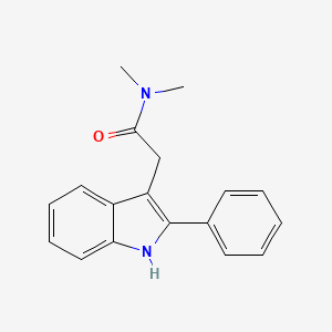 N,N-Dimethyl-2-(2-phenyl-1H-indol-3-yl)-acetamide