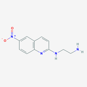 N*1*-(6-Nitro-quinolin-2-yl)-ethane-1,2-diamine