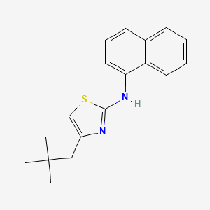 N-(naphthalen-1-yl)-4-neopentylthiazol-2-amine