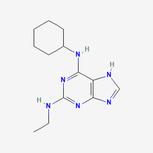 N*6*-Cyclohexyl-N*2*-ethyl-9H-purine-2,6-diamine