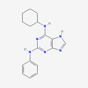 N*6*-Cyclohexyl-N*2*-phenyl-9H-purine-2,6-diamine