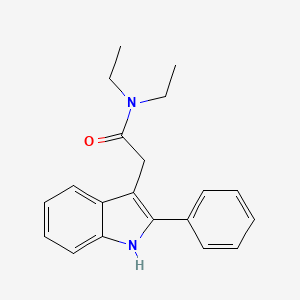 N,N-Diethyl-2-(2-phenyl-1H-indol-3-yl)-acetamide