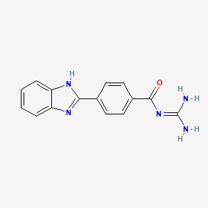 N-[4-(1H-benzoimidazol-2-yl)-benzoyl]-guanidine