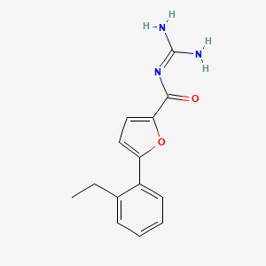 N-[5-(2-Ethyl-phenyl)-furan-2-carbonyl]-guanidine