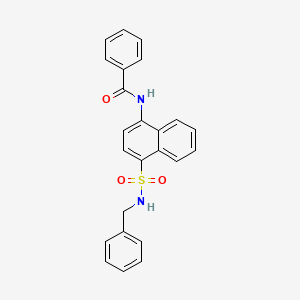 N-{4-[(benzylamino)sulfonyl]-1-naphthyl}benzamide