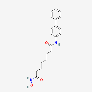 N1-(biphenyl-4-yl)-N8-hydroxyoctanediamide