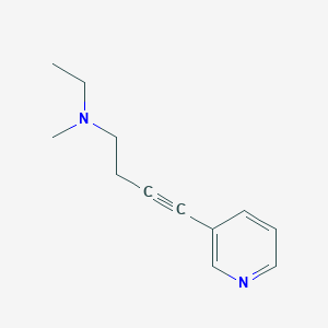 N-ethyl-N-methyl-4-(pyridin-3-yl)but-3-yn-1-amine