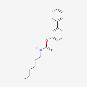 n-Hexylcarbamic Acid Biphenyl-3-yl Ester