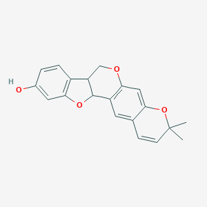 17,17-Dimethyl-3,12,16-trioxapentacyclo[11.8.0.02,10.04,9.015,20]henicosa-1(13),4(9),5,7,14,18,20-heptaen-6-ol