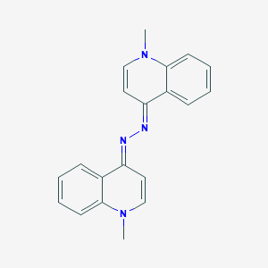 1-methyl-N-[(E)-(1-methyl-4-quinolylidene)amino]quinolin-4-imine