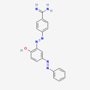 4-((2-Hydroxy-5-(phenyldiazenyl)phenyl)diazenyl)benzenecarboximidamide