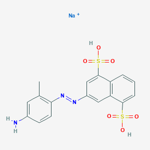 Sodium;3-[(4-amino-2-methylphenyl)diazenyl]naphthalene-1,5-disulfonic acid