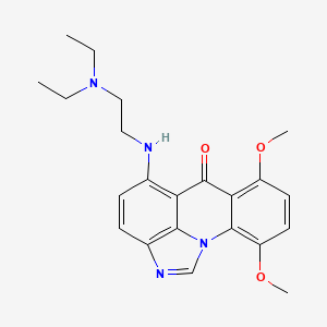 5-((2-(Diethylamino)ethyl)amino)-7,10-dimethoxy-6H-imidazo[4,5,1-de]acridin-6-one