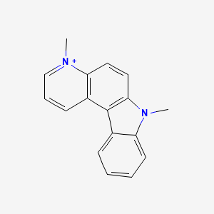 4,7-Dimethylpyrido[2,3-c]carbazol-4-ium