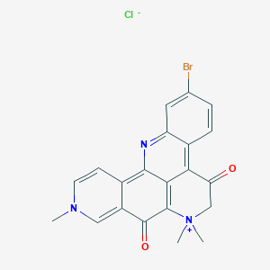 molecular formula C21H17BrClN3O2 B10852519 Petrosamine 