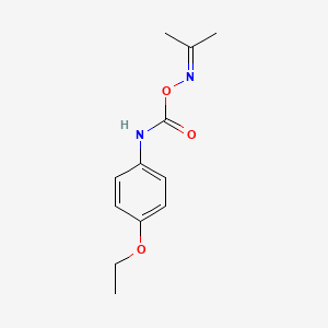 propan-2-one O-4-ethoxyphenylcarbamoyl oxime