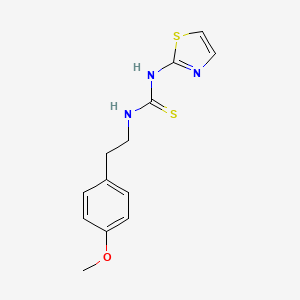 1-[2-(4-Methoxyphenyl)ethyl]-3-thiazol-2-yl-thiourea