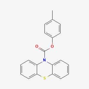 molecular formula C20H15NO2S B10852804 p-tolyl 10H-phenothiazine-10-carboxylate 