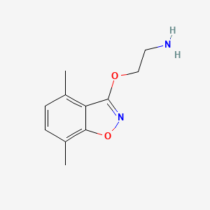 2-[(4,7-Dimethyl-1,2-benzoxazol-3-yl)oxy]ethanamine