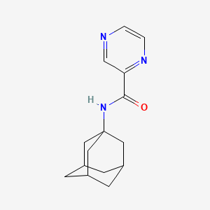 Pyrazine-2-carboxylic acid adamantan-1-ylamide