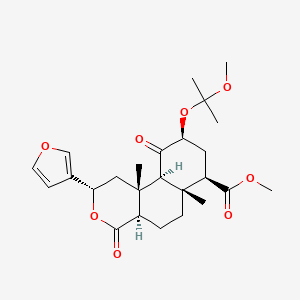 molecular formula C25H34O8 B10853099 salvinorin B 2-methoxy-2-propyl ether 