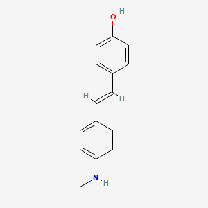 4-(4-(Methylamino)styryl)phenol