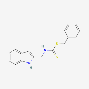 Benzyl ((1H-indol-2-yl)methyl)carbamodithioate