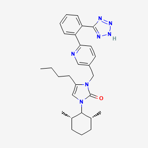 4-Butyl-1-((1R,2R,6S)-2,6-dimethyl-cyclohexyl)-3-{6-[2-(1H-tetrazol-5-yl)-phenyl]-pyridin-3-ylmethyl}-1,3-dihydro-imidazol-2-one