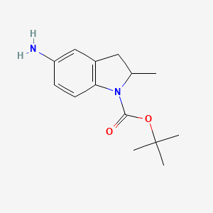 Tert-butyl 5-amino-2-methylindoline-1-carboxylate