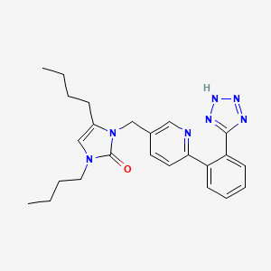 1,4-Dibutyl-3-{6-[2-(1H-tetrazol-5-yl)-phenyl]-pyridin-3-ylmethyl}-1,3-dihydro-imidazol-2-one