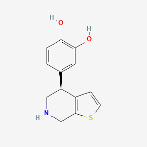 4-(4,5,6,7-Tetrahydro-thieno[2,3-c]pyridin-4-yl)-benzene-1,2-diol