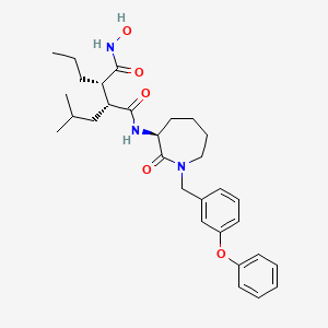 (2R,3S)-N1-((S)-1-(3-phenoxybenzyl)-2-oxoazepan-3-yl)-N4-hydroxy-2-isobutyl-3-propylsuccinamide