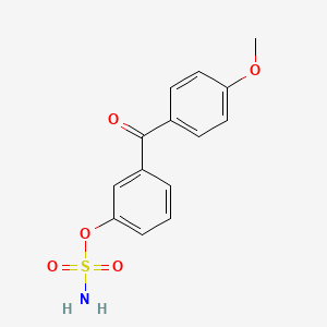 [3-(4-methoxybenzoyl)phenyl] sulfamate