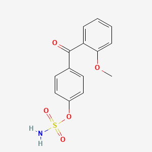 [4-(2-methoxybenzoyl)phenyl] sulfamate