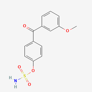 [4-(3-methoxybenzoyl)phenyl] sulfamate