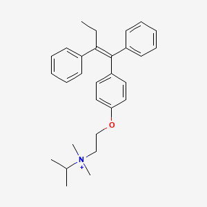 2-[4-[(Z)-1,2-diphenylbut-1-enyl]phenoxy]ethyl-dimethyl-propan-2-ylazanium