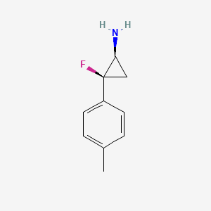 trans-2-Fluoro-2-p-tolylcyclopropanamine