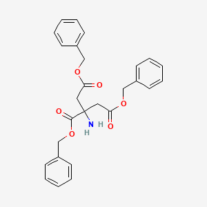 Tribenzyl 2-aminopropane-1,2,3-tricarboxylate