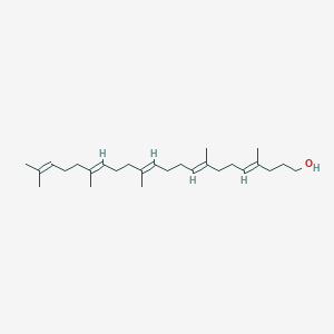 molecular formula C27H46O B10853528 Trisnorsqualene alcohol 