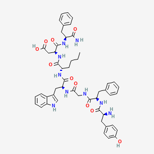 Tyr-D-Phe-Gly-Trp-Nle-Asp-Phe-NH2