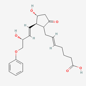 (E)-7-[(2R,3R)-3-hydroxy-2-[(E,3R)-3-hydroxy-4-phenoxybut-1-enyl]-5-oxocyclopentyl]hept-5-enoic acid