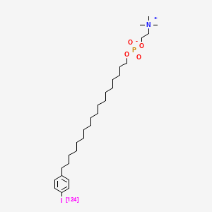 18-(P-(124I)-Iodophenyl)octadecyl phosphocholine