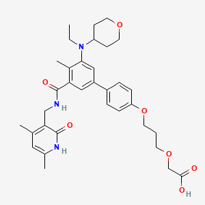 Tazemetostat de(methylene morpholine)-O-C3-O-C-COOH