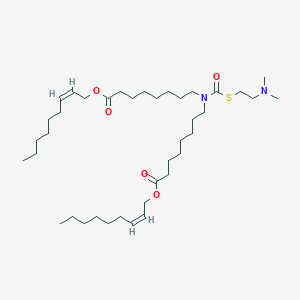 [(Z)-non-2-enyl] 8-[2-(dimethylamino)ethylsulfanylcarbonyl-[8-[(Z)-non-2-enoxy]-8-oxooctyl]amino]octanoate