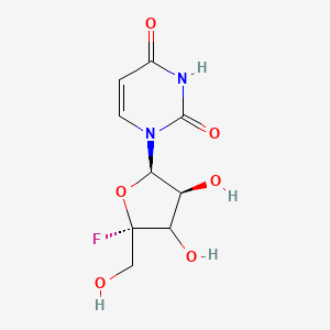 1-[(2R,3S,5S)-5-fluoro-3,4-dihydroxy-5-(hydroxymethyl)oxolan-2-yl]pyrimidine-2,4-dione