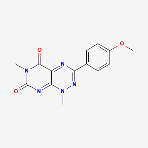 3-(4-methoxyphenyl)-1,6-dimethylpyrimido[5,4-e][1,2,4]triazine-5,7(1H,6H)-dione