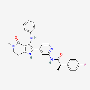 molecular formula C28H26FN5O2 B10854935 Csnk1-IN-2 