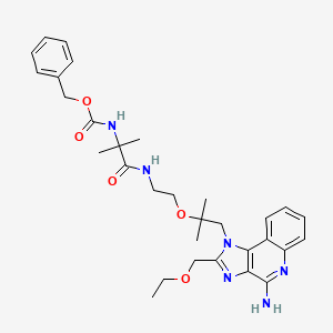 molecular formula C31H40N6O5 B10854941 TLR8 agonist 5 